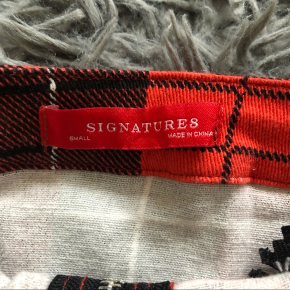 Red Plaid Grungey Zip Up Mini Skirt - Picture 3 of 3